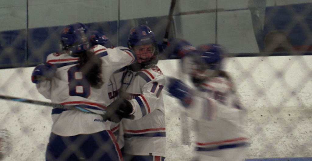 Red Devil Roundup: 200 Relay Sets Record, Basketball and Hockey Clinch Playoff Spots 1 pic for website 126 1