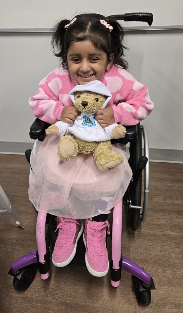Burlington Police, Cops for Kids with Cancer Support 4-Year-Old Zoya Bilimoria 1 zoya